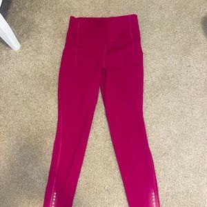 Magenta Lululemon Leggings